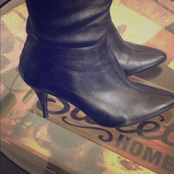 Long black Prada boots. - Picture 1 of 4